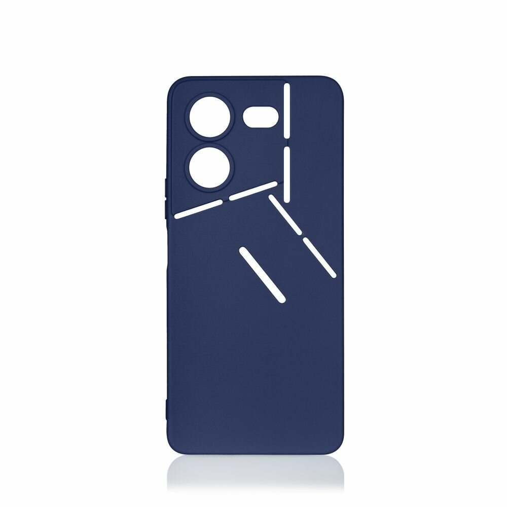 Силиконовый чехол для Tecno Pova 5 Pro DF tCase-30 Синий