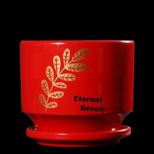 Горшок красный 