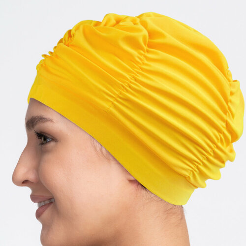 Тканевая шапочка для плавания / бассейна SwimRoom «Womens cap», взрослая, цвет желтый