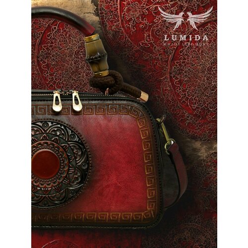 Сумка багет LUMIDA, красный
