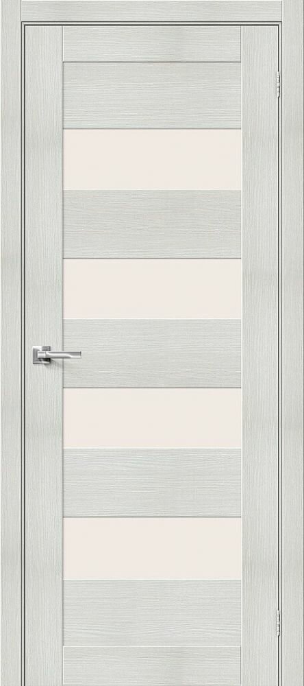 Межкомнатная Дверь с Экошпоном Bravo Браво-23 Bianco Melinga / Magic Fog 700x2000мм (Полотно 1шт) / Браво.*