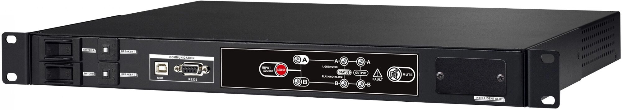 Статический переключатель Powercom ATS 16A (1887139), 16A, черный
