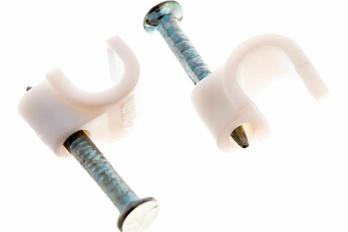 Скоба крепежная круглая d4мм (уп.50шт) Rexant 07-4004