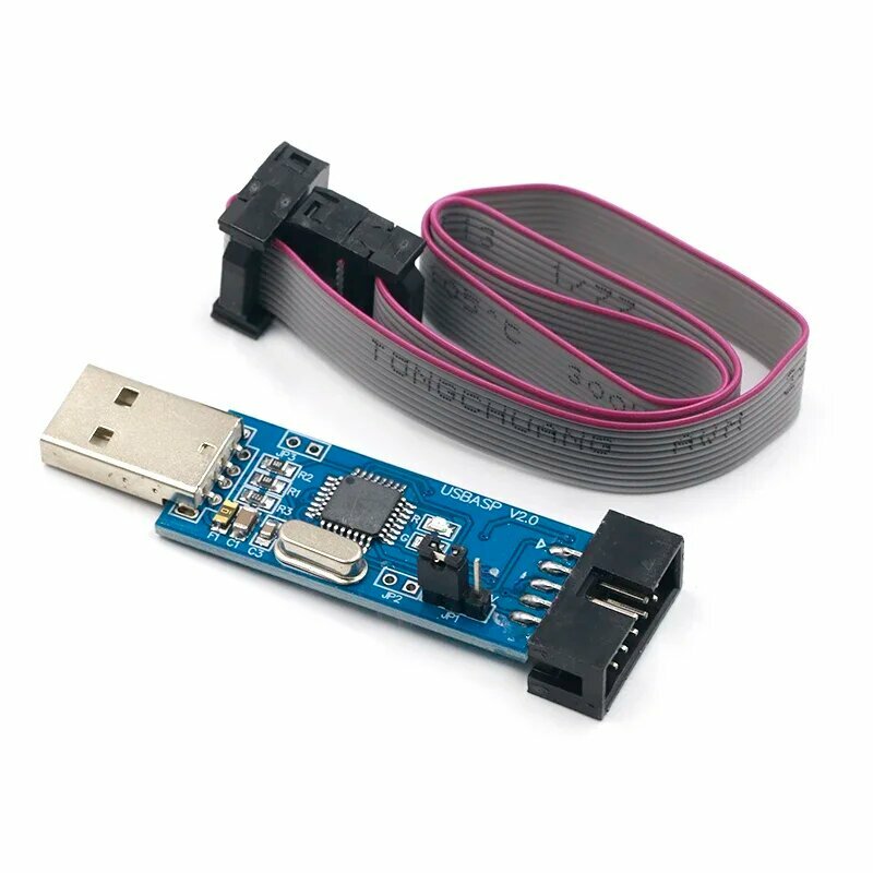 USBASP USBISP AVR программатор для ATMEGA8 ATMEGA128 ATtiny, USBasp Programmer