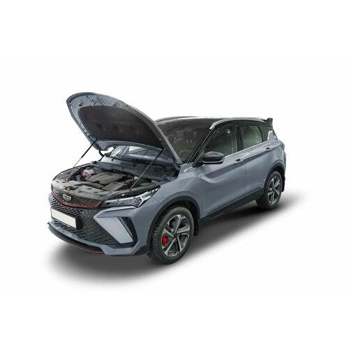Газовые упоры капота АвтоУпор для Geely Coolray SX11 I поколение рестайлинг 2023-н. в, только рынок РФ, 2 шт, UGECOO021