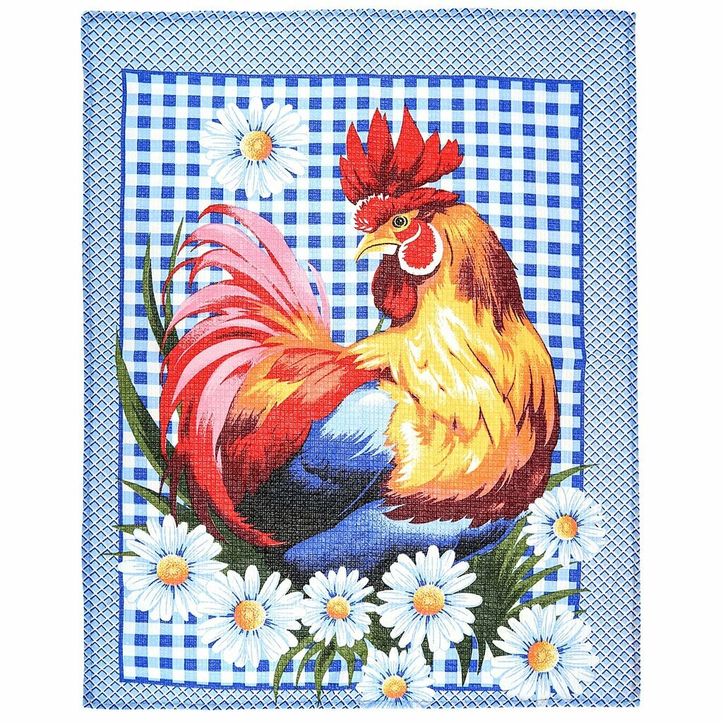 Салфетка хозяйственная Домашняя Мода 50х60 см  Домашнее хозяйство  2  вафельное полотно  хлопок 100   плотность 245 г м2  П 50 60 