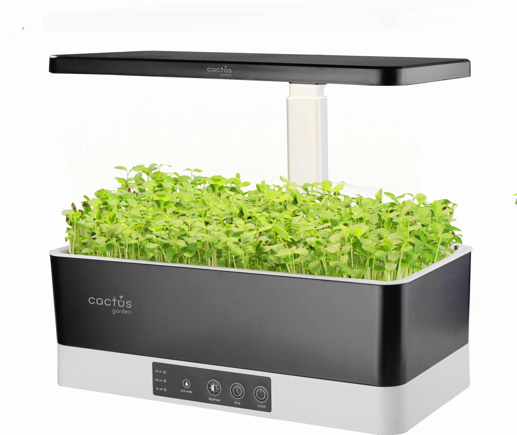 Изображение Гидропонная установка Cactus Garden 3л 24Вт черный (CS-LEDPOT-06)