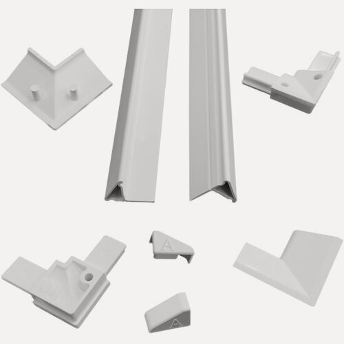 Изображение товара Бордюр для ванны и душевого поддона Altasan KDP 1950х20x27, цвет белый,