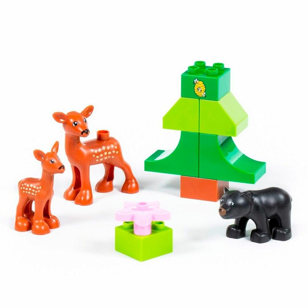 Конструктор Полесье Макси, Зоопарк (78 элементов) (77745) — фото 1