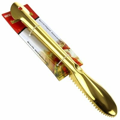 Рыбочистка КНР из нержавеющей стали, "Золотая", 28х4х2 см