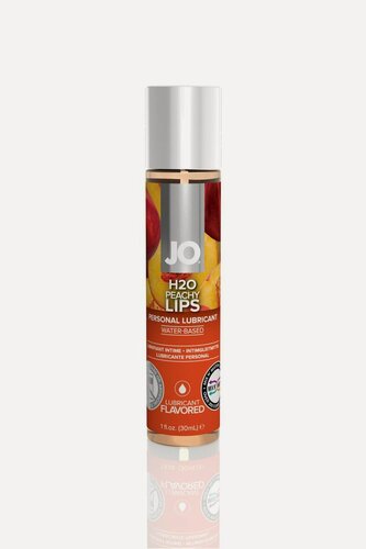 Изображение товара Съедобный лубрикант со вкусом персика JO H2O Peachy lips, 30 мл
