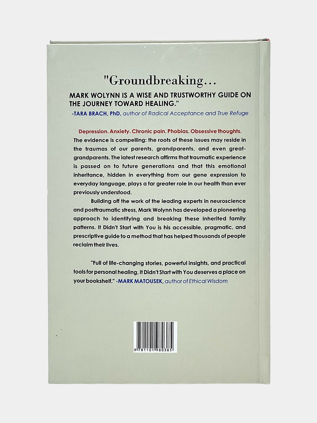 Книга "It Didn't Start with you", Mark Wolynn, А5, твердый переплет, 205 страниц, газетная бумага. — фото 1