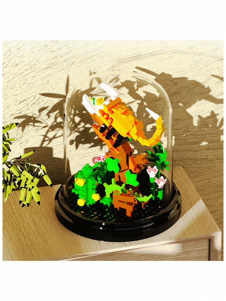 Конструктор YKO Цветы в колбе: скорпион (мини детали) P2346 — фото 1