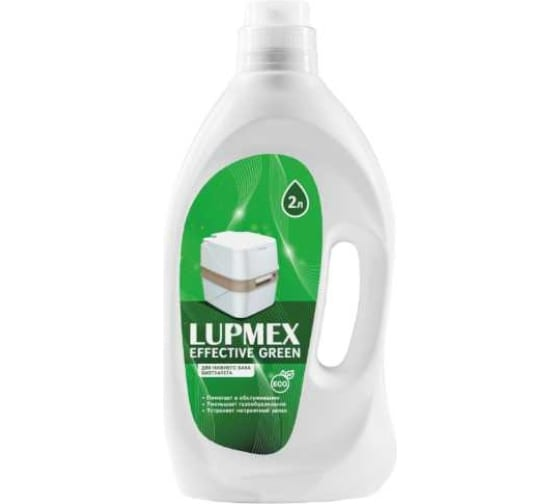 Туалетная жидкость Lupmex Effective Green 2л 79096