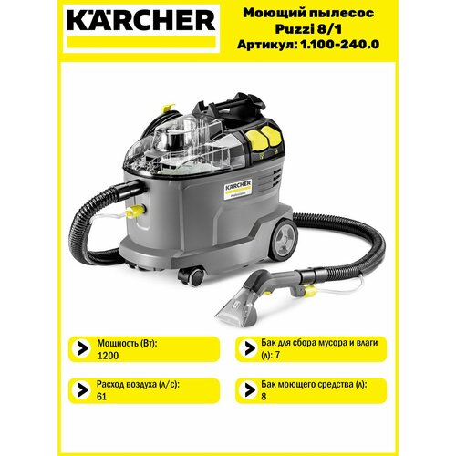 Моющий пылесос Karcher Puzzi 81 1100-2400 66000₽