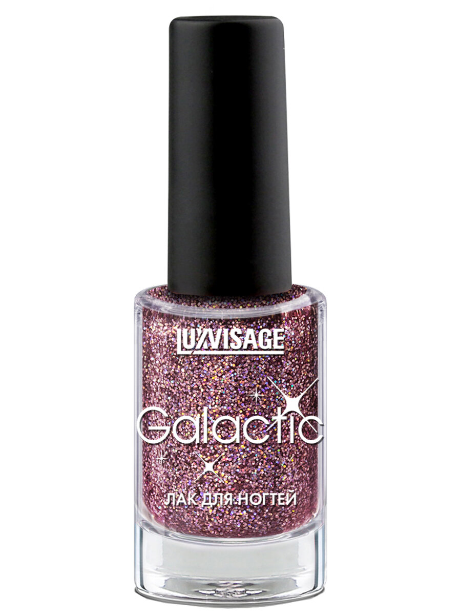 Лак для ногтей Galactic c блестками, тон 224, 9 г, LUXVISAGE