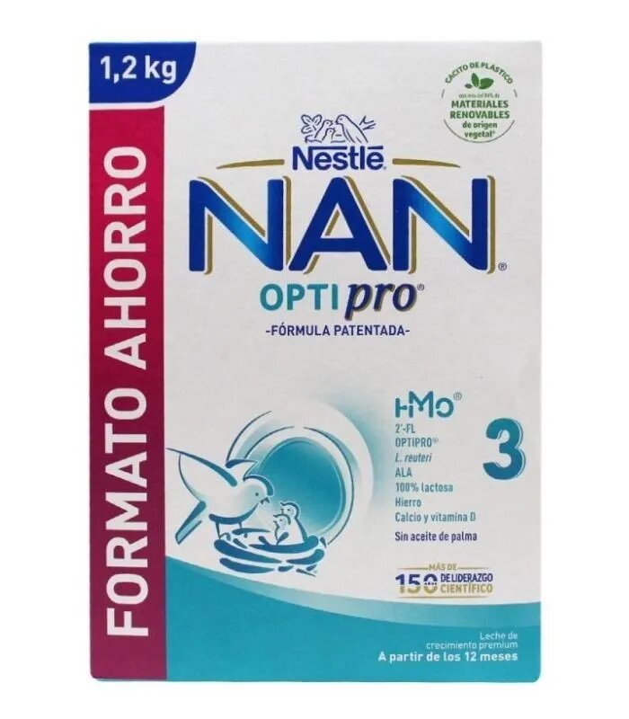 Детская смесь NAN 3, для детей от 1 года, без лактозы, сухая, 1200 г