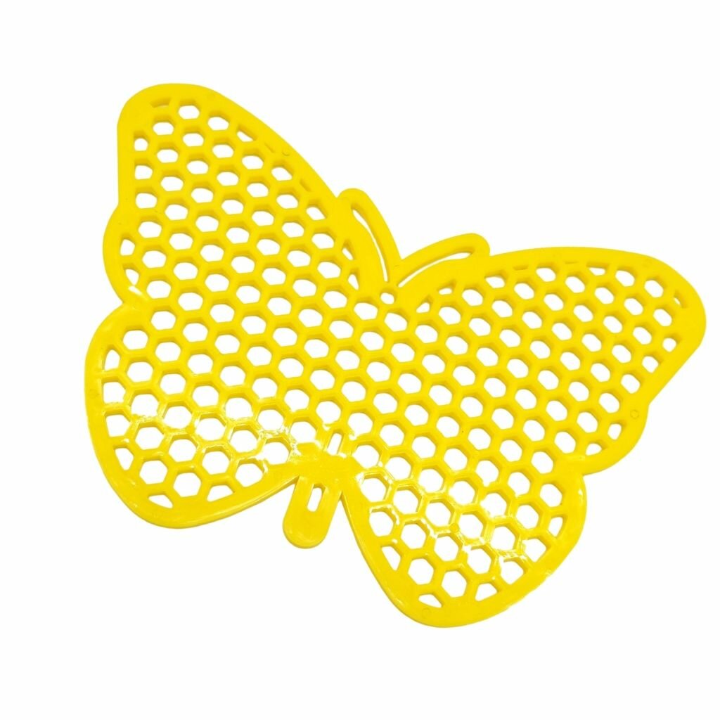 Кормушка для пчел-бабочек-Желтая-Butterfly
