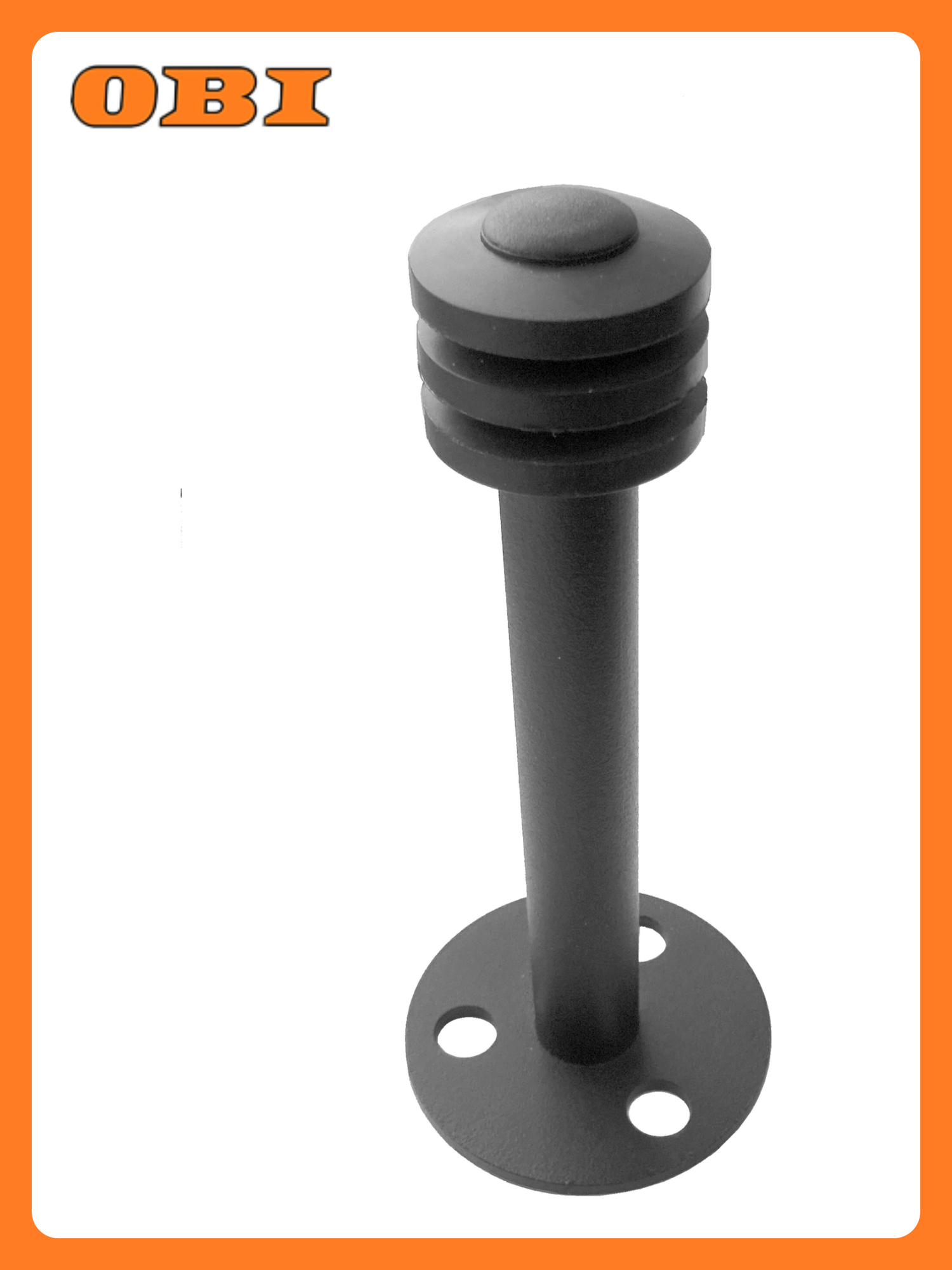 Ограничитель для входных дверей 150мм (мод.1) черный У4-9540. Ч