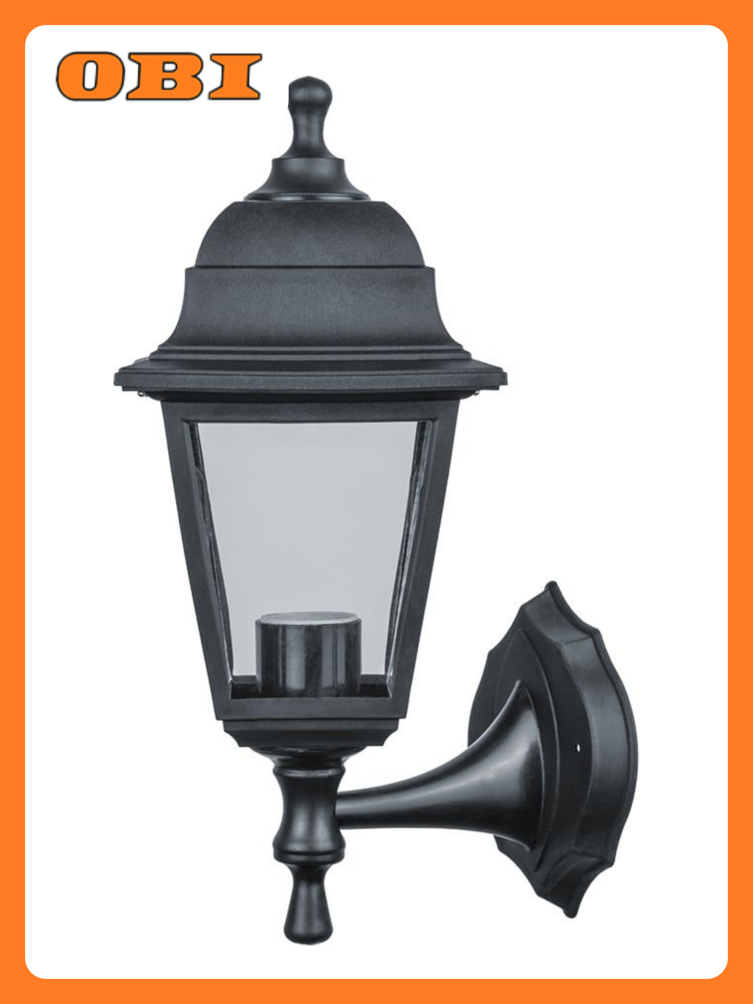 Светильник четырёхгранный настенный Navigator 80488 чёрный 60 Вт IP44 E27