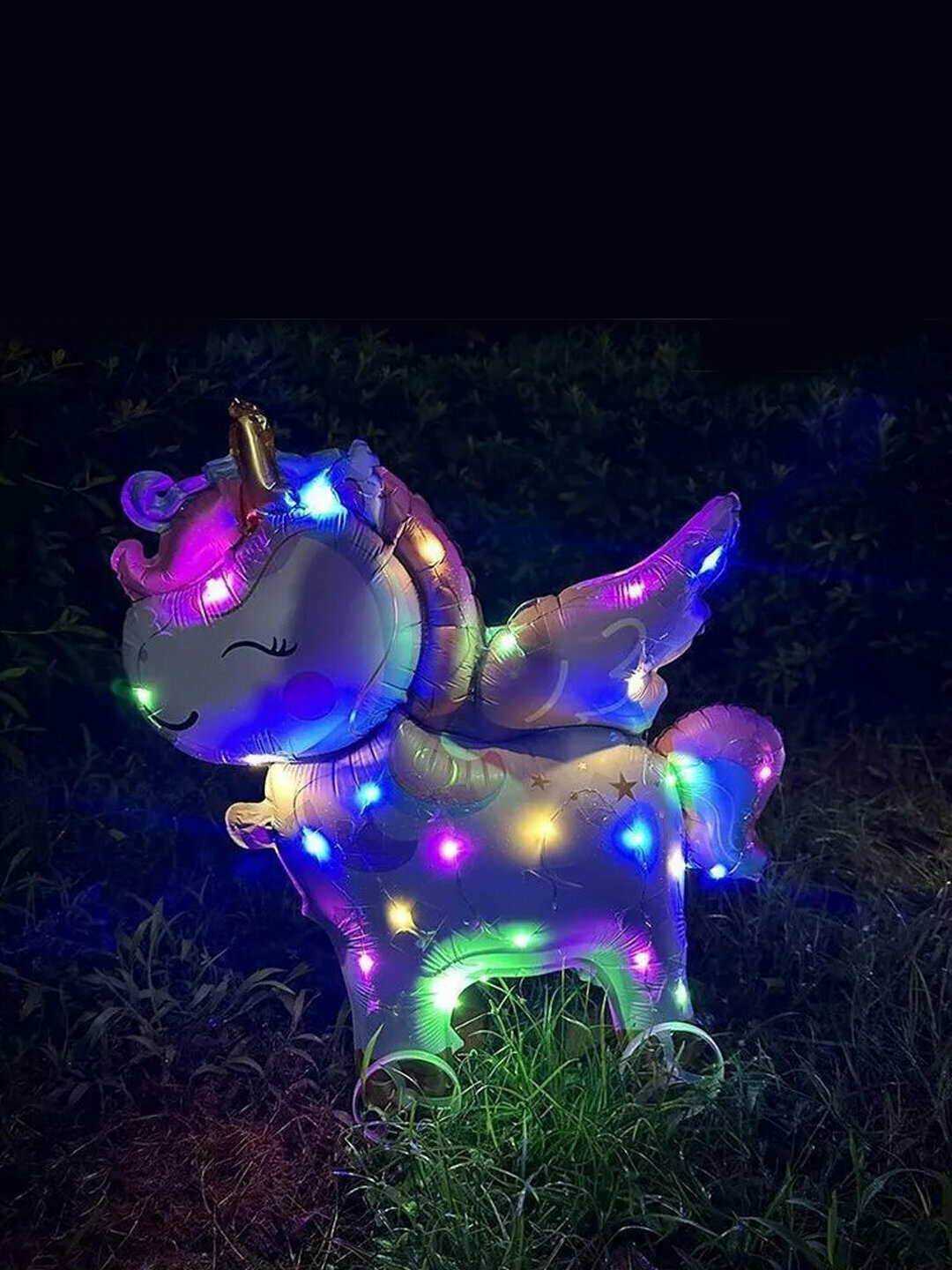 Светящийся мультяшный шар на колёсиках с LED-подсветкой, игрушка для детей 1шт