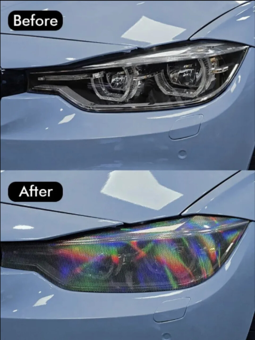 Самоклеящаяся пленка хамелеон, для тюнинга авто, фар, 30*75 см — фото 1