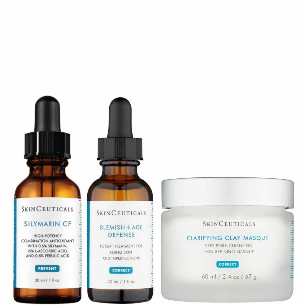 Набор от акне для жирной кожи SkinCeuticals Acne Routine for Oily Skin 120 мл