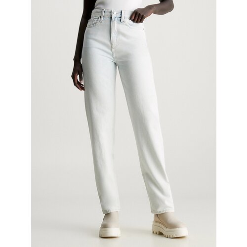 Джинсы Calvin Klein Jeans, размер 31/32, голубой джинсы широкие calvin klein размер 32 31 голубой