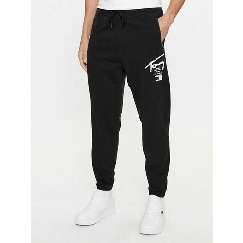 фото Брюки tommy jeans, размер xxl, черный