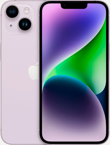 Изображение товара Смартфон Apple iPhone 14 128 ГБ, nano SIM, фиолетовый, Без RuStore