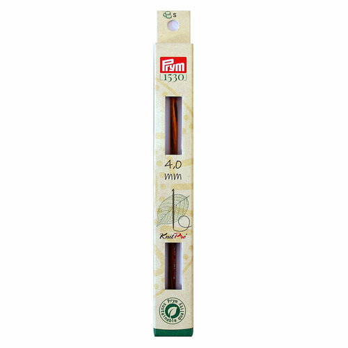 Крючок тунисский PRYM 223722 съемный Natural береза d 4.0 мм