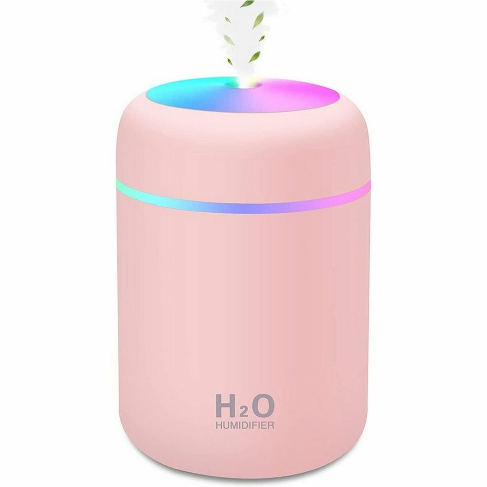 Аромадиффузор-ночник Humidifier H2O, розовый