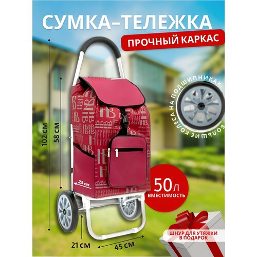 фото Сумка , 50 л, 35х60х10 см, красный choice master