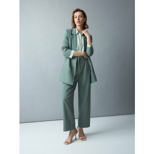 фото Брюки zarina, размер 2xs, зеленый