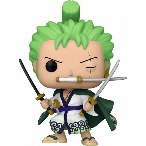 Фигурка Funko One Piece - POP! Animation - Roronoa Zoro 54462 фигурка funko pop animation dbz веджета majin vegeta из аниме драконий жемчуг 48603 10 см