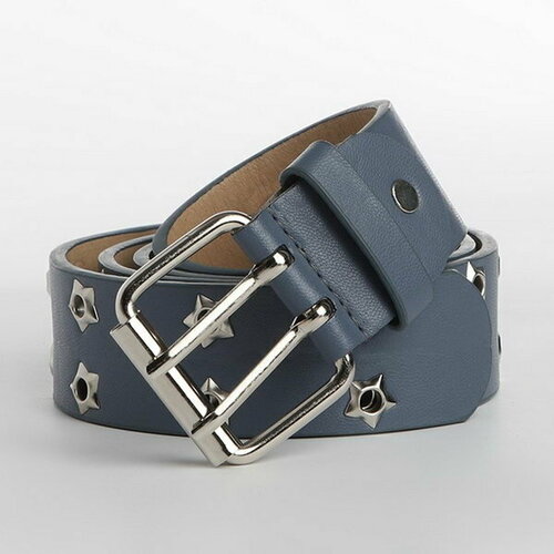 фото Ремень сима-ленд, размер 105, голубой сима-лэнд