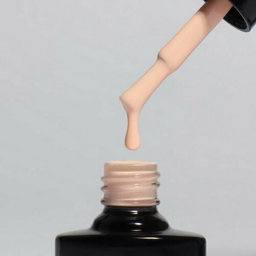 Гель лак для ногтей DELICATE NUDE, 3-х фазный, 8 мл, LED/UV, цвет персиковый