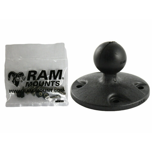 RAP-B-202-G1U RAM композитная круглая пластина с шариком и крепежом для Garmin GPSMAP и др.
