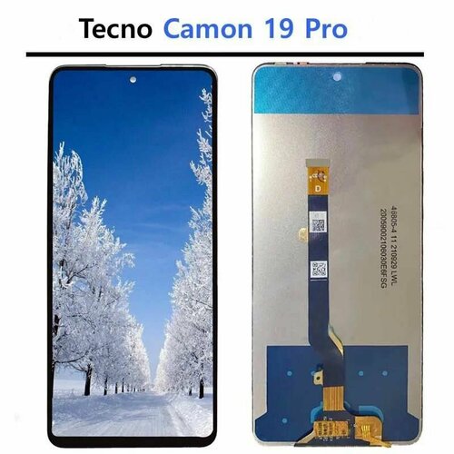 Дисплей для Tecno Camon 19 Neo (CH6i) / 19 (Cl6n) / Pro (Cl8n) / Infinix Hot 20s (X6827) в сборе с тачскрином (черный)