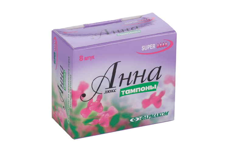 Тампоны Анна Люкс супер x8