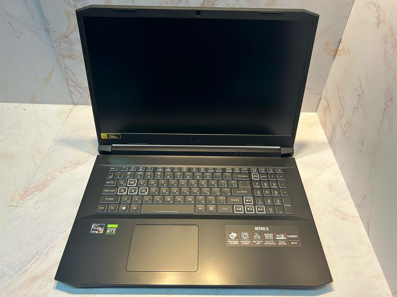 Ноутбук игровой Acer Nitro 5 AN517-41-R6CN NH. QBGER.003. Конфигурация: Конфигурация: Ryzen 7 5800H/16GB/1024GB SSD/RTX 3070 8GB/Win11/FHD 144hz