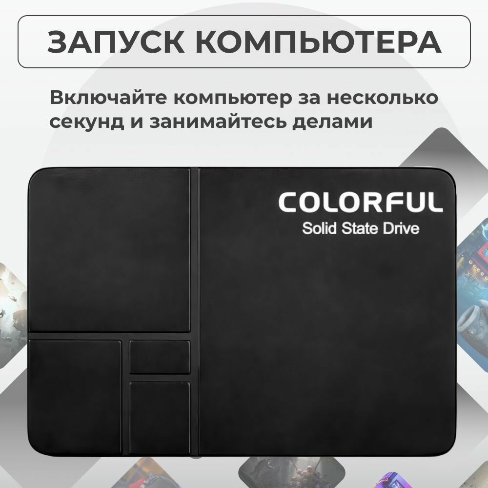 Жесткий диск SSD Colorful 500Gb 2.5" SATA [SL500 500GB] - фото №6