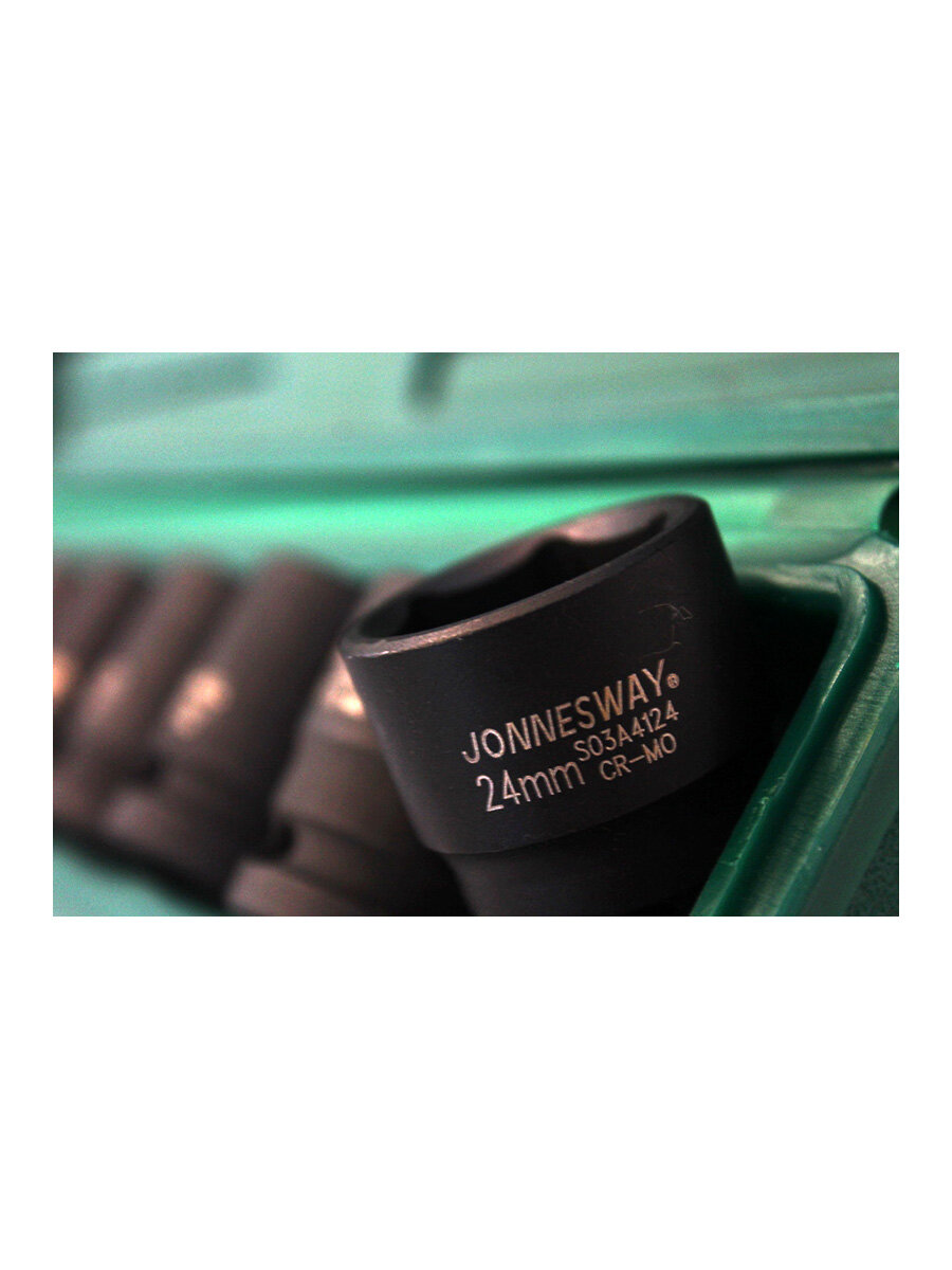 Набор ударных торцевых головок Jonnesway S03A4111S 1/2"DR, 10-24мм, - фото №13