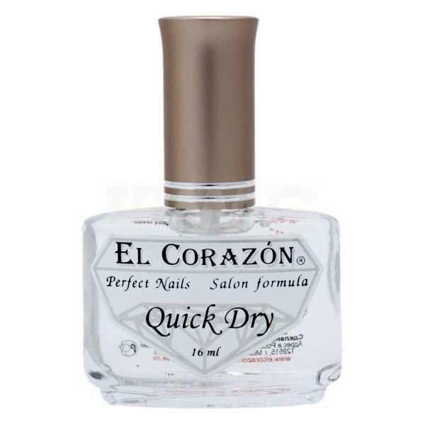 "Quick Dry" от EL CORAZON - сушка для ногтей с силиконовым покрытием, объем 16мл