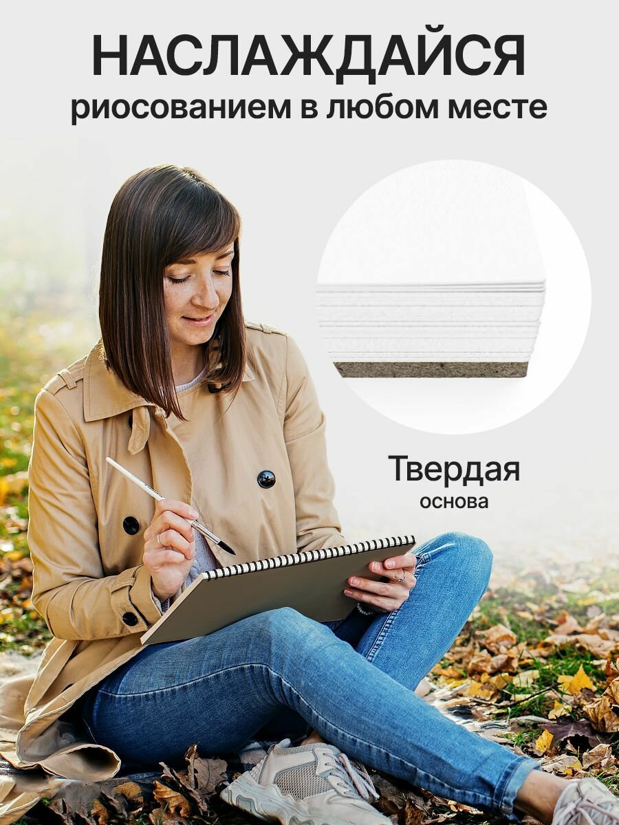 Скетчбуки А4+А5 блокноты на кольцах для рисования и маркеров — фото 1