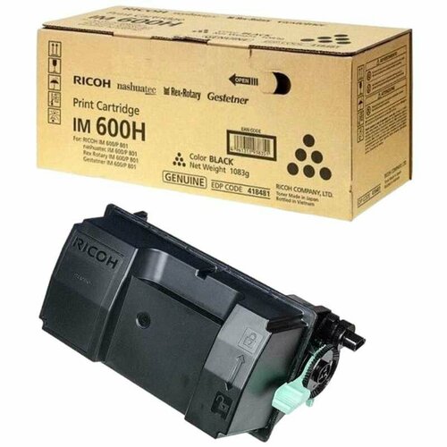 Тонер-картридж Ricoh IM 600H чер. пов. емк. для P 801 (418481)