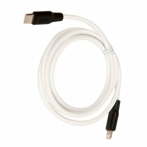 Кабель зарядки и синхронизации данных USB HOCO X21 Plus Silicone для Lightning, 2.4 A, длина 1.0 м, белый, 6931474711816