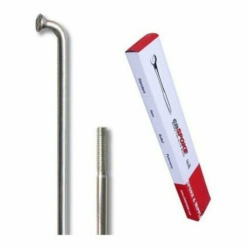 Набор из 18-ти спиц CN SPOKE STD 14 2.0 x 258 мм, без ниппелей, нержавеющая сталь