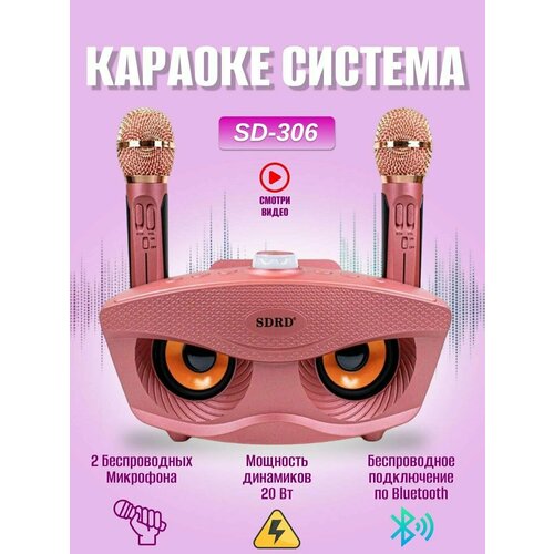 Караоке система SDRD SD306 розовый 420800₽