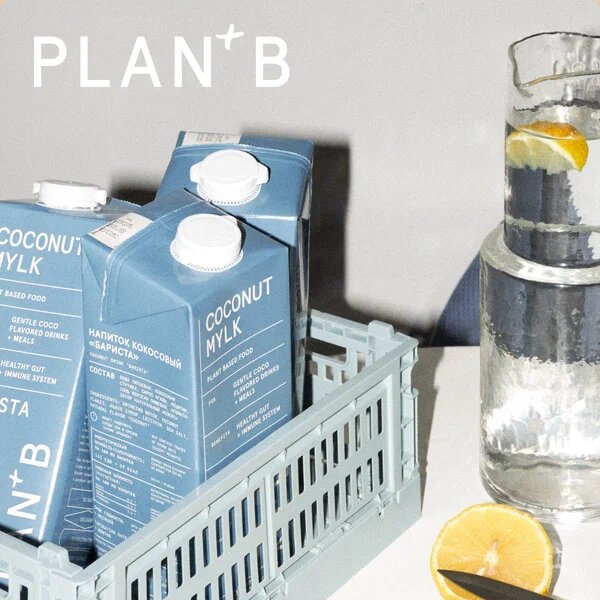 Plan+B Кокосовое растительное молоко без сахара "Barista" 1 литр. - фотография № 7
